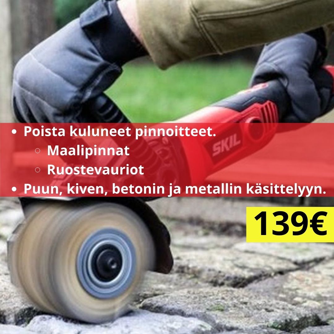 SKIL 7800 rementtityökalu pintojen hiontaan