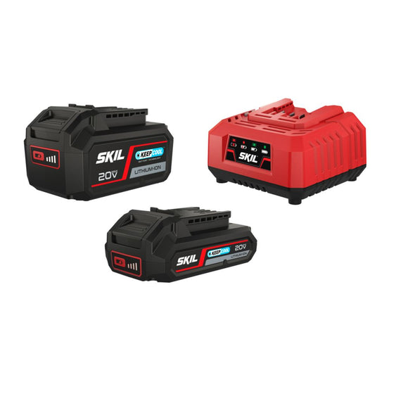 SKIL AKKU 4,0 & 2,0 AH JA LATURI 3114BA