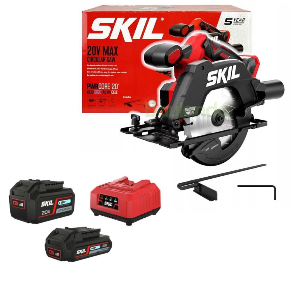 SKIL 3551 CA Hiiliharjaton pyörösaha 20V 165mm - 0