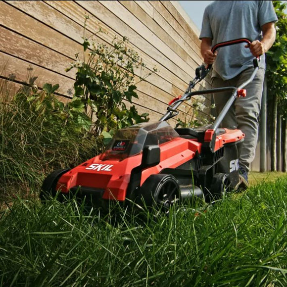 SKIL 0130 BA Akkuruohonleikkuri 34 cm / 2 x 20 V