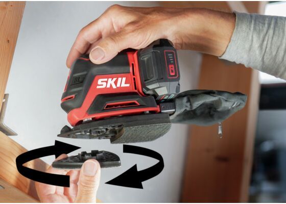 SKIL 3720 FB hiiliharjaton yhdistelmähiomakone 20 V kassilla