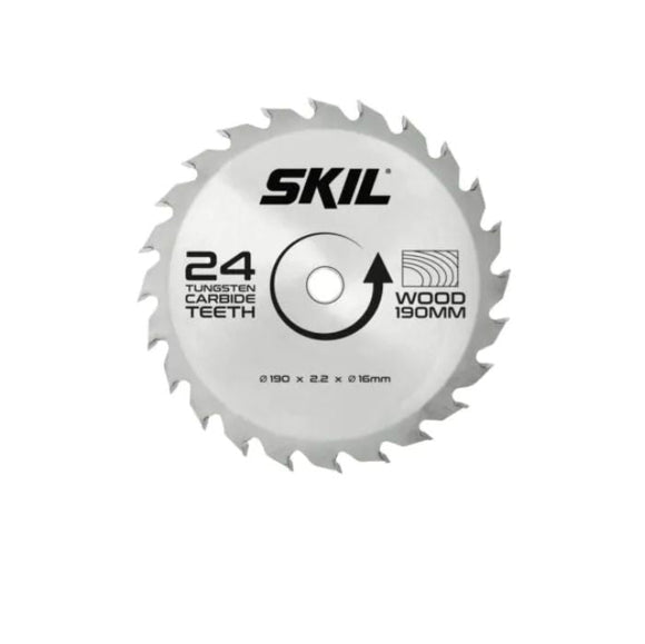 SKIL Kovametallikärkinen sahanterä (Ø 190 mm, 24-hampainen)