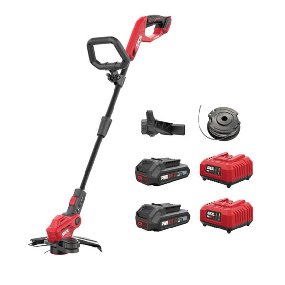 SKIL 0240 AA ruohotrimmeri akuilla ja laturilla