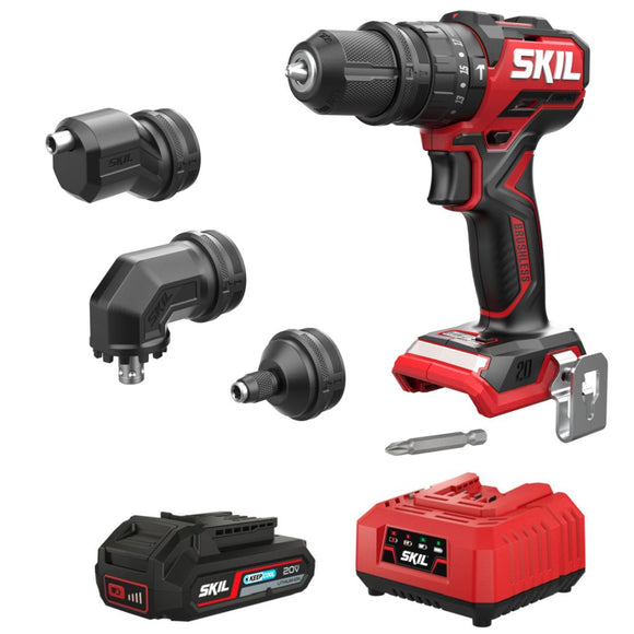 SKIL 3066 CA SG Hiiliharjaton akkuiskuporakone akulla ja laturilla