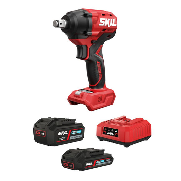 SKIL 3241 CA Hiiliharjaton akkuiskumutterinväännin 500nm