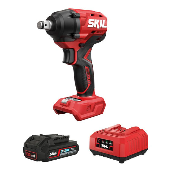 SKIL 3241 CA Hiiliharjaton akkuiskumutterinväännin 500nm