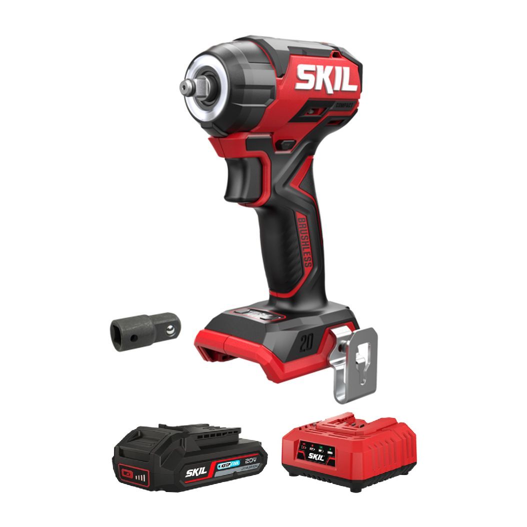 SKIL 3265 CA Compact hiiliharjaton akkumutterinväännin 250 Nm 20 V