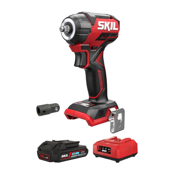 SKIL 3265 CA Compact hiiliharjaton akkumutterinväännin 250 Nm 20 V