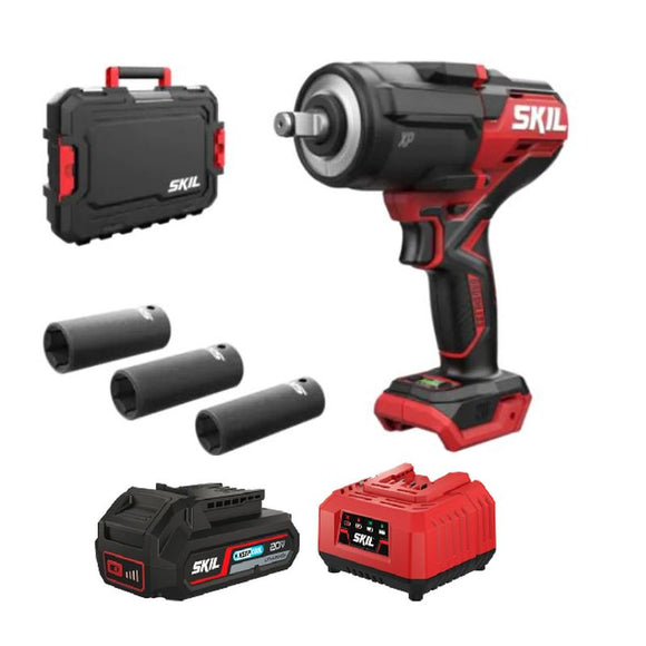 SKIL 3285 JA akkumutterinväännin 1200Nm salkulla