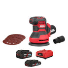 SKIL 3745 CA epakeskohiomakone 125mm akulla ja laturilla