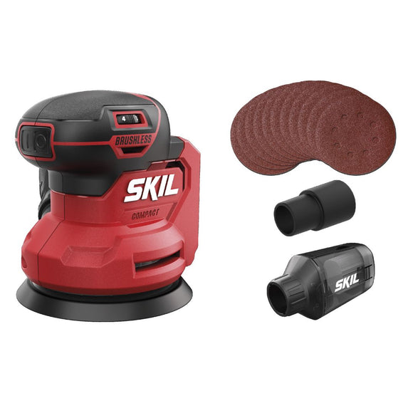 SKIL 3751 CA Compact hiiliharjaton epäkeskohiomakone 125mm 20V
