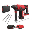 SKIL 3851 JA Hiiliharjaton poravasara laukulla, akku ja laturi paketti