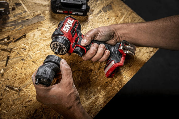 SKIL 3066 CA akkuporakone vaihdettavilla istukoilla