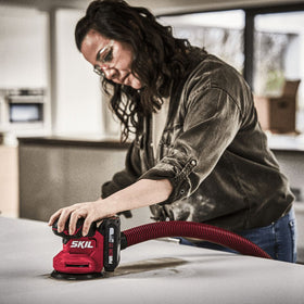 Skil 3746 CA hiiliharjaton akkuepäkeskohiomakone 125 mm 20 V - 0