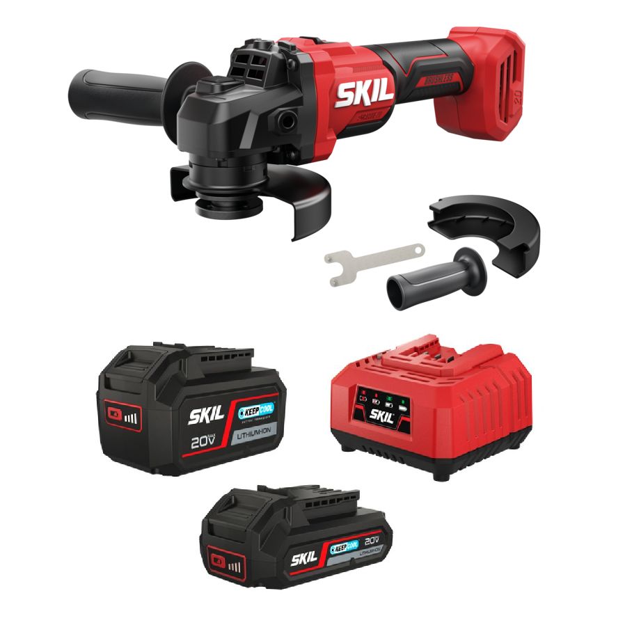 SKIL 3923 CA Hiiliharjaton akkukulmahiomakone 125mm