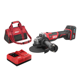 SKIL 3930 DA hiiliharjaton akkukulmahiomakone 125mm 20V kangaslaukulla