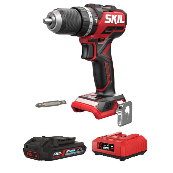 SKIL 3075 CA Compact hiiliharjaton akkuiskuporakone 20 V